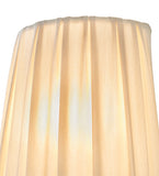 9"W Channell Tapered & Pleated Modern Fabric Wall Sconce