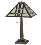 23.5"H Tiffany Prairie Wheat Mission Table Lamp