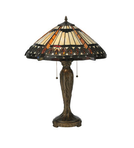 25"H Tiffany Cleopatra Victorian Table Lamp