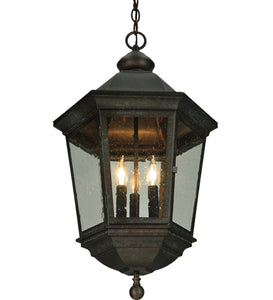 15"W Tiamo Lantern Outdoor Pendant