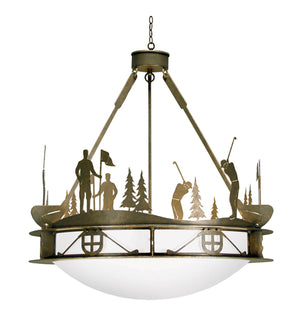 32"W Fairway Inverted Pendant