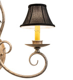 16"W Phillipe 2 Lt Traditional Wall Sconce