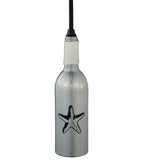 3"W Coastal Collection Starfish Wine Bottle Mini Pendant
