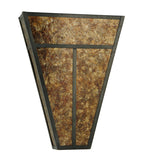 14"W "T" Mission Wall Sconce