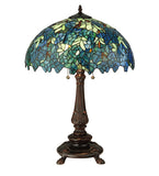 26"H Nightfall Wisteria Tiffany Floral Table Lamp