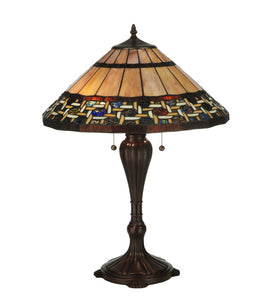 25"H Ilona Tiffany Mission Table Lamp