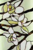 10.25"W Magnolia Floral Tiffany LED Wall Sconce