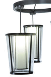 74"W Cilindro Tapered 3 Lt Cascading Contemporary Pendant