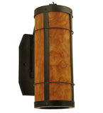 6"W Villa Mission Outdoor Wall Sconce
