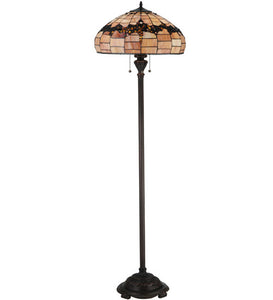 66.5"H Concord Stained Glass Floor Lamp