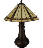 22"H Belvidere Tiffany Mission Table Lamp