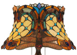 22.5"H Hanginghead Dragonfly Tiffany Table Lamp