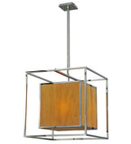 22"Sq Kitzi Box Contemporary Pendant