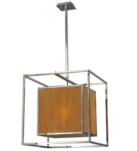 22"Sq Kitzi Box Contemporary Pendant