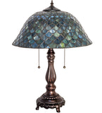 22"H Tiffany Fishscale Table Lamp