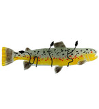 30"W Metro Fusion Brown Trout Wildlife Wall Sconce