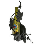 9"W Tuscan Vineyard Personalized Wine Bottle Wall Sconce