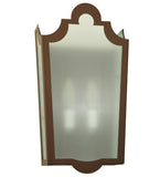 8.25"W French Market Frosted Victorian Sconce