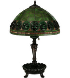 24"H Turtleback Victorian Tiffany Table Lamp