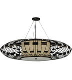 55"W Margo Contemporary Ceiling Pendant | Smashing Stained Glass & Lighting
