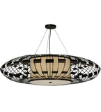 55"W Margo Contemporary Ceiling Pendant | Smashing Stained Glass & Lighting