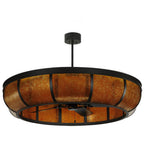56"W Prime Dome W/Uplights Chandel-Air Fan | Smashing Stained Glass & Lighting
