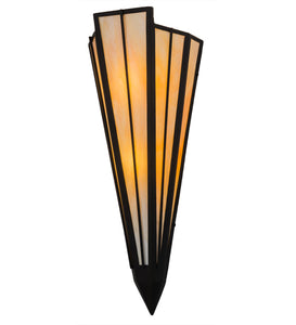 8.75"W Brum Contemporary Mission Wall Sconce