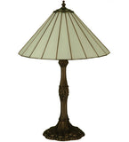 26.5"H Duncan White Modern Table Lamp