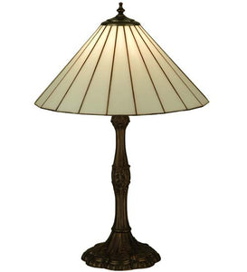 26.5"H Duncan White Modern Table Lamp
