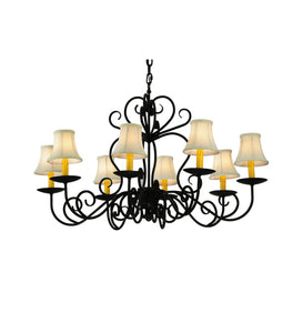 36"W Corrina 8 Lt Traditional Chandelier