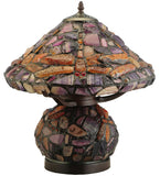18.5"H Dragonfly Agata Table Lamp