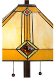 62"H Diamond Mission Tiffany Floor Lamp