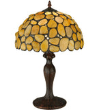 19.5"H Agata Yellow Arts & Crafts Table Lamp