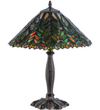 21"H Shasta Trail Stained Glass Table Lamp