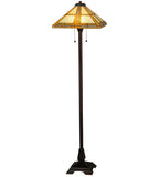 62"H Prairie Straw Mission Floor Lamp