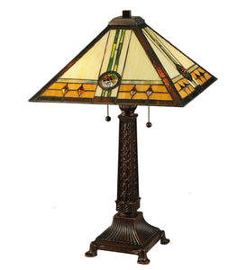 26.5"H Tiffany Carlsbad Mission Table Lamp