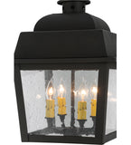 12"Sq Mission Stockwell Hanging Lantern Outdoor Pendant