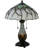 22.5"H Videira Florale Tiffany Table Lamp