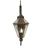 14"W Millesime Clear Lantern Outdoor Wall Sconce