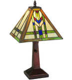 17.5"H Tiffany Prairie Wheat Table Lamp