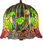 23"H Tiffany Honey Locust Base Table Lamp