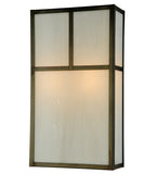 10"W Hyde Park T Mission OutdoorWall Sconce