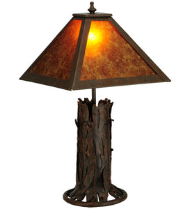 20"H Northwoods Mission Lodge Table Lamp