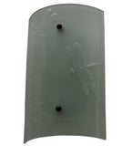 9"W Metro Fusion Dragonfly Glass Wall Sconce