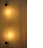 9"W Metro Fusion Dragonfly Glass Wall Sconce