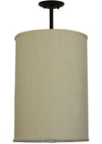 14.5"W Cilindro Mystic Beige Traditional Pendant