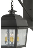 15"W Stockwell Hanging Lantern Outdoor Wall Sconce