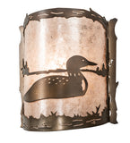 10"W Loon Wall Sconce