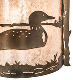 10"W Loon Wall Sconce