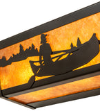 24"W Canoe At Lake Vanity Light